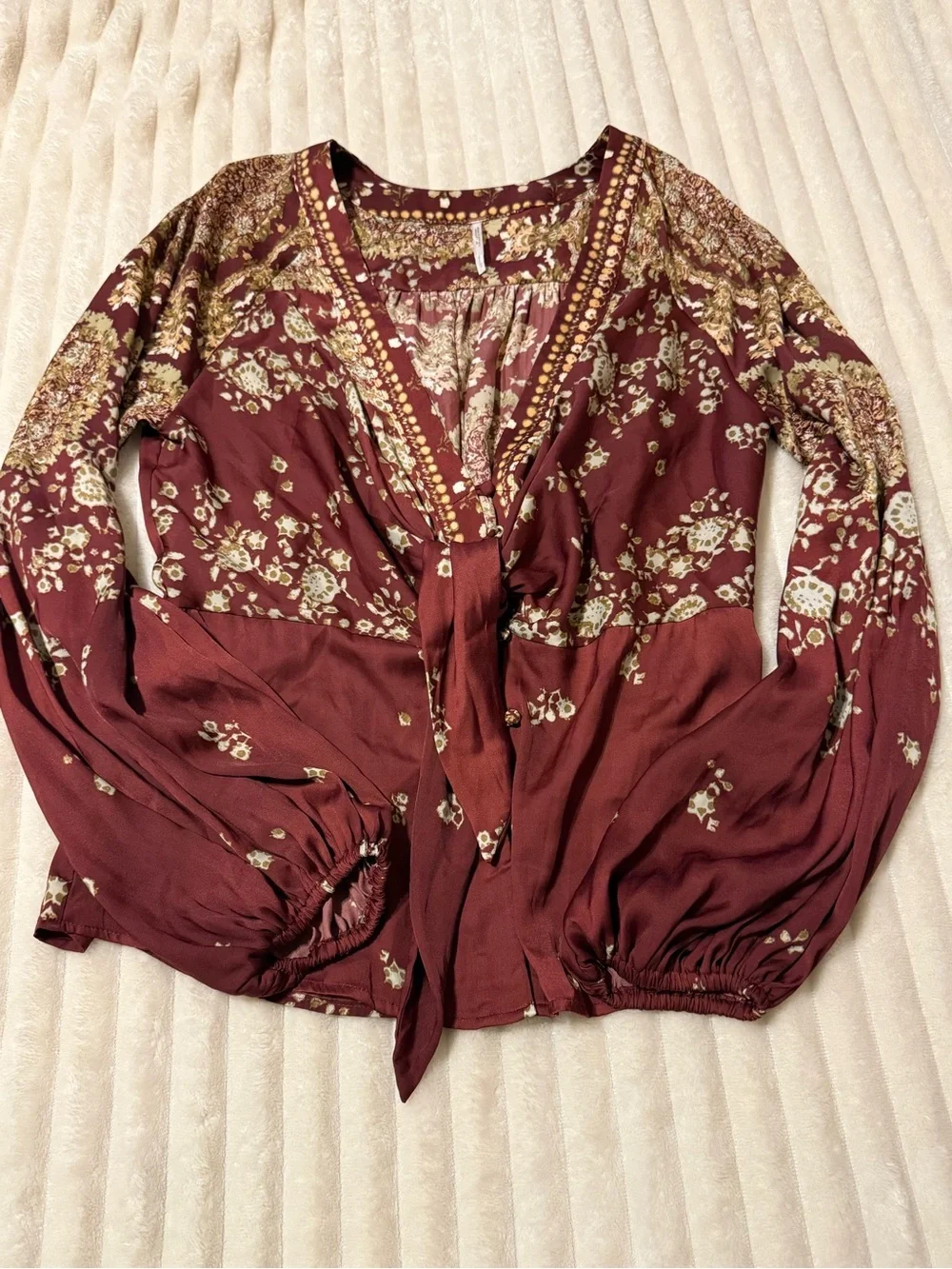 Free People Run Free Tunic in Chocolate Combo